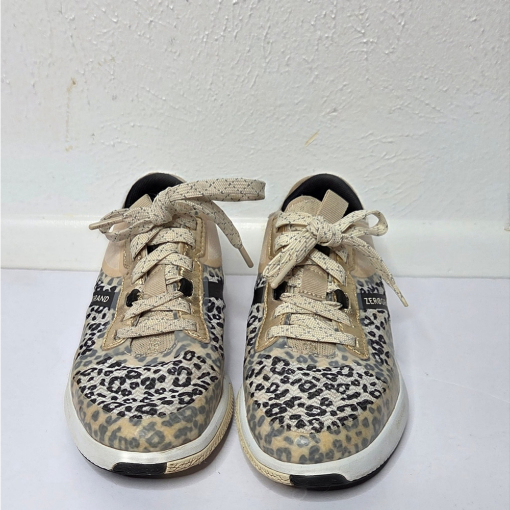 Cole Haan Animal Print Zerøgrand Winner Tennis Sneaker Women's Size 5 - Picture 3 of 10